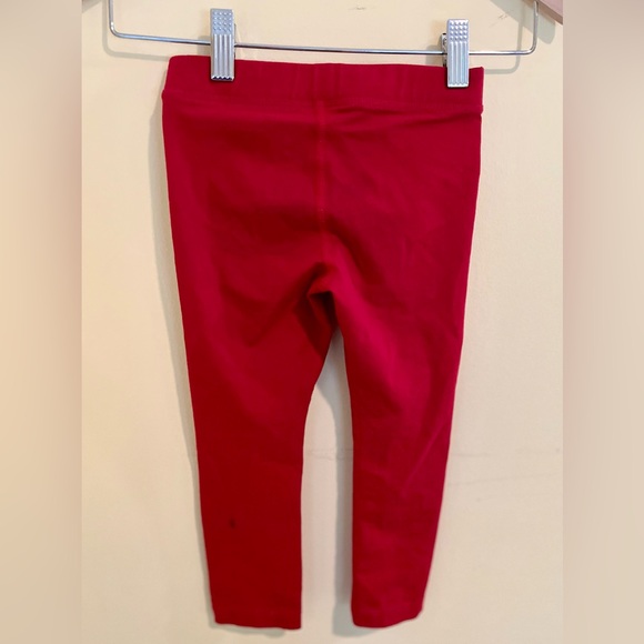Size 4 Primary leggings in cherry red. EUC - Picture 3 of 3